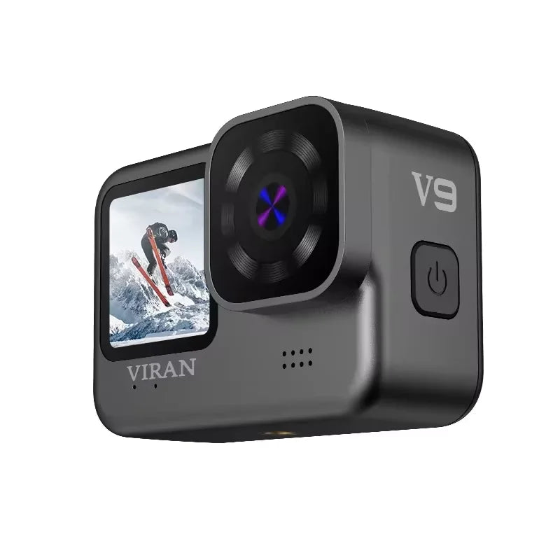 NEW CERASTES V9 4K WiFi Anti-shake Action Camera Go With Remote Control Screen Waterproof Sport Camera pro drive recorde - Winter Seller Hub