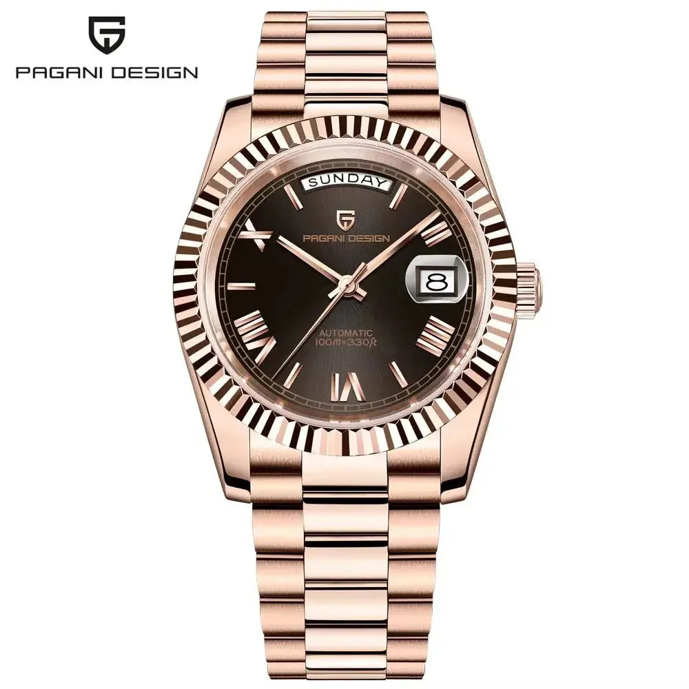 Men's Watches Rose Gold Luxury Automatic Watch - Winter Seller Hub