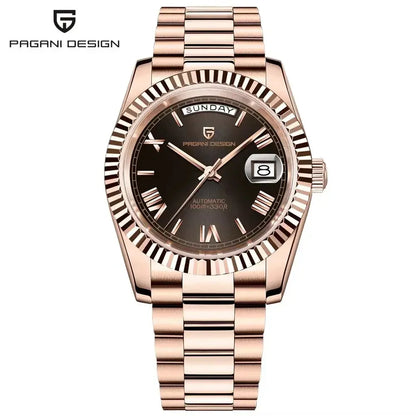 Men's Watches Rose Gold Luxury Automatic Watch - Winter Seller Hub