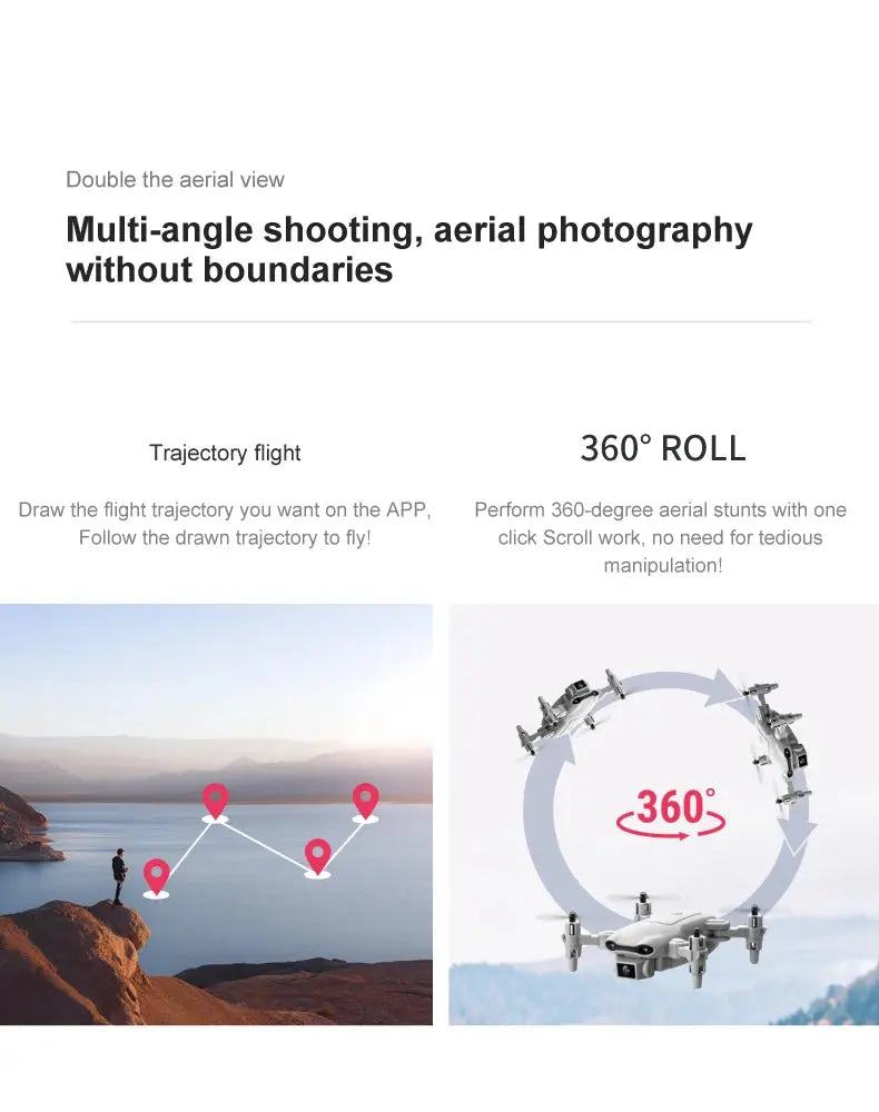 4DRC 2023 New V9 Mini Drone 4k HD Wide Angle Camera WIFI FPV Drones 1080P Dual Camera RC Dron Quadcopter Aircraft Kids Toys - Winter Seller Hub