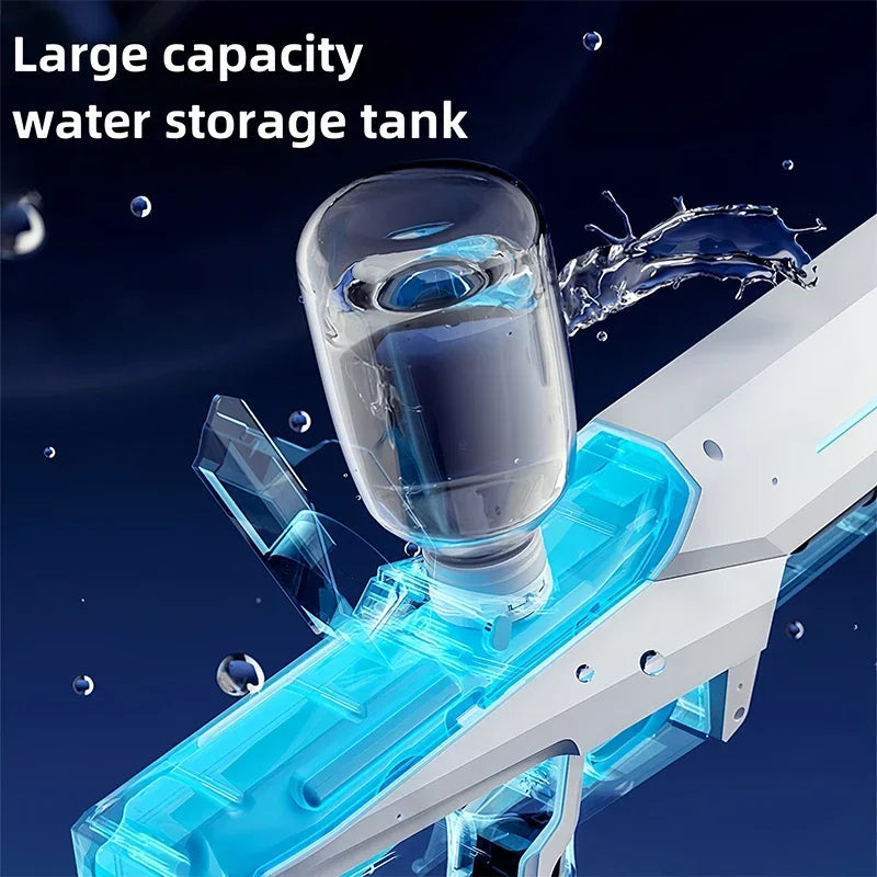 ZNMSQ Electronic Water Gun – Flashing LED, Lithium Battery-Powered Toy for Teens & Adults - Winter Seller Hub