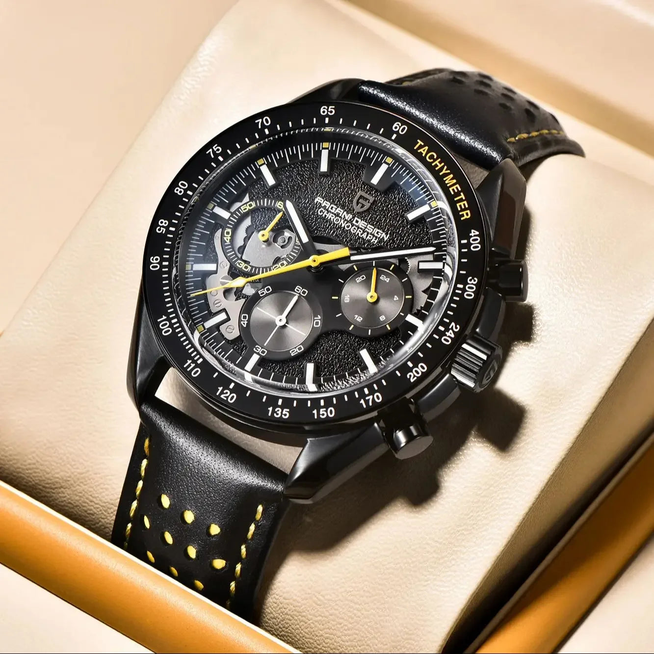 PAGANI DESIGN PD-1779 Quartz Wristwatch – Stainless Steel, Chronograph, Water-Resistant Business Watch - Winter Seller Hub