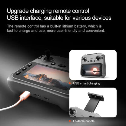 2025 V168 Pro MAX GPS Drone 8K Professional HD Camera 5G WIFI FPV 360° Obstacle Avoidance Brushless Large Screen RC Quadcopter - Winter Seller Hub