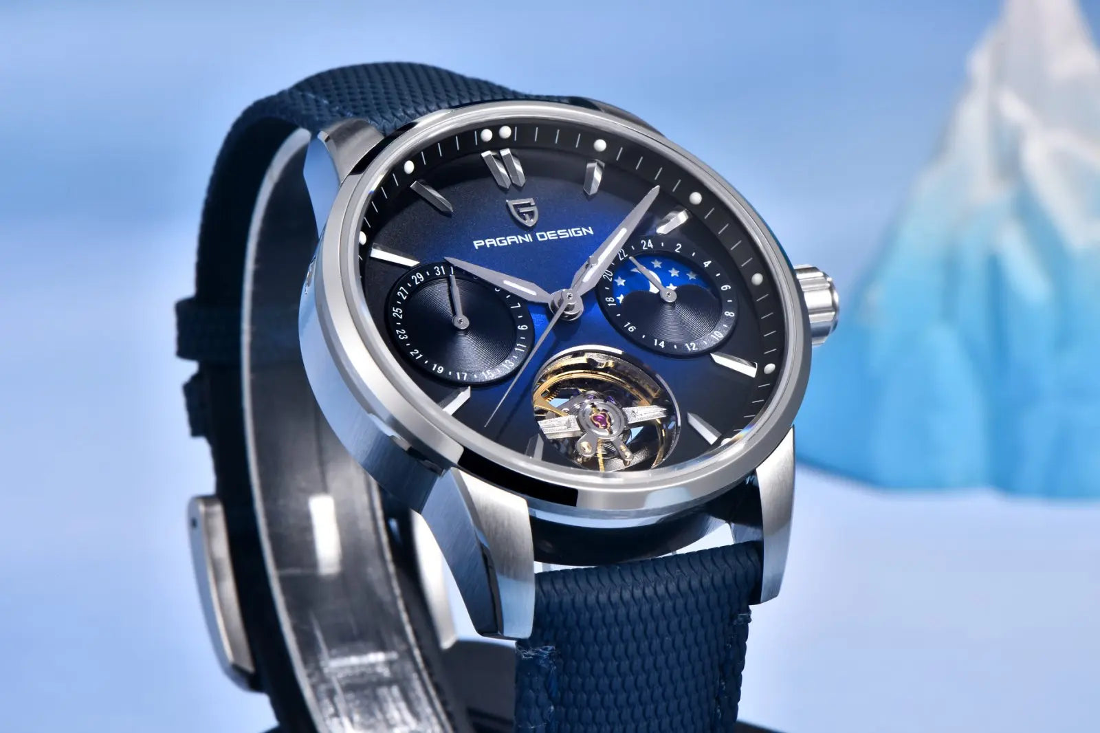 PAGANI DESIGN PD-YS021 Quartz Watch – Leather, Luminous, 10Bar Water-Resistant - Winter Seller Hub