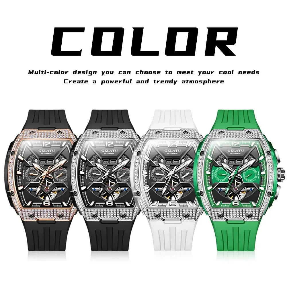 GELATU Automatic Waterproof Men’s Watch - Winter Seller Hub