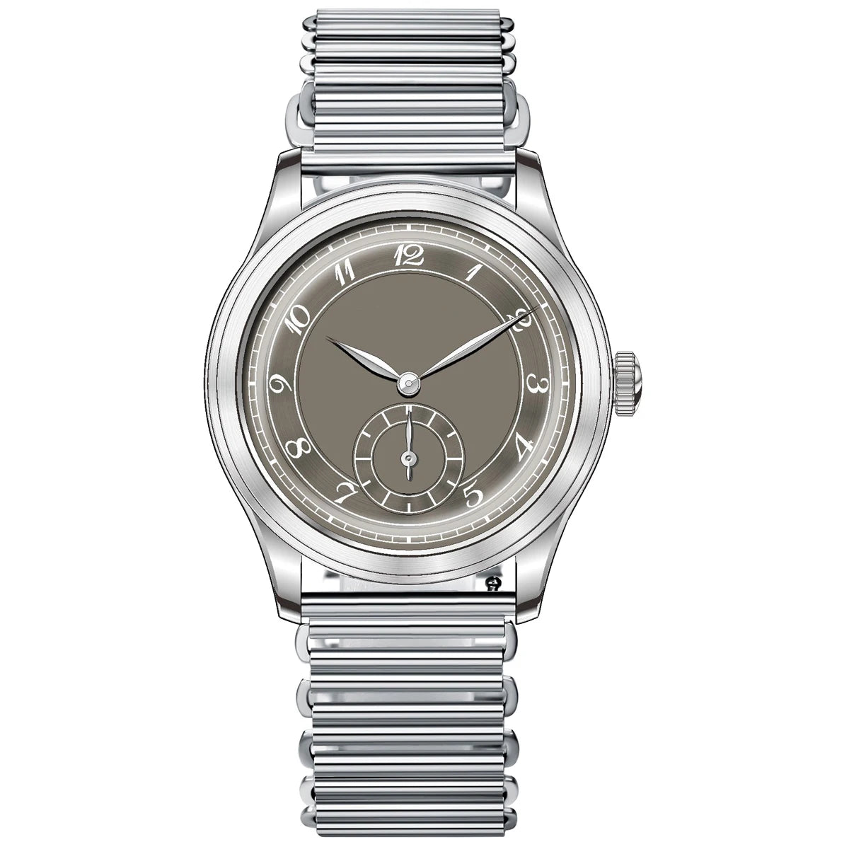 Pierre Philippe Field Watch 1940 – Vintage Mechanical Hand-Wind Gray Dial - Winter Seller Hub