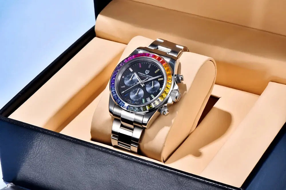 PAGANI DESIGN PD-1644 Quartz Watch – Stainless Steel, Luxury, Water-Resistant - Winter Seller Hub