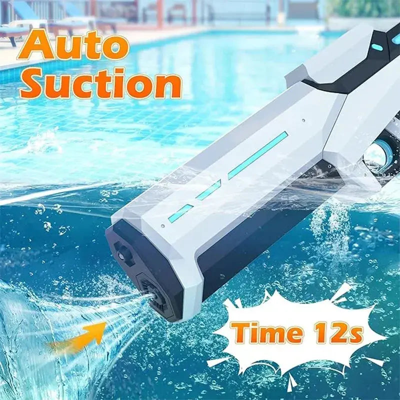 ZNMSQ Electronic Water Gun – Flashing LED, Lithium Battery-Powered Toy for Teens & Adults - Winter Seller Hub