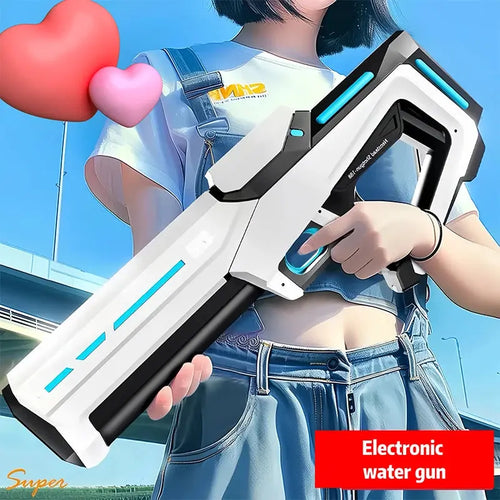 ZNMSQ Electronic Water Gun – Flashing LED, Lithium Battery-Powered Toy for Teens & Adults - Winter Seller Hub