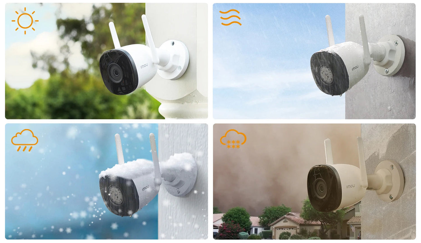 IMOU Outdoor Bullet 2C 4MP Wifi Camera Weatherproof AI Human Detection Outdoor Surveillance ip Camera - Winter Seller Hub