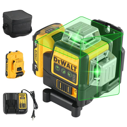 DEWALT DW089LG 12V MAX — 3×360° Self-Leveling Green Line Laser (IP65) - Winter Seller Hub