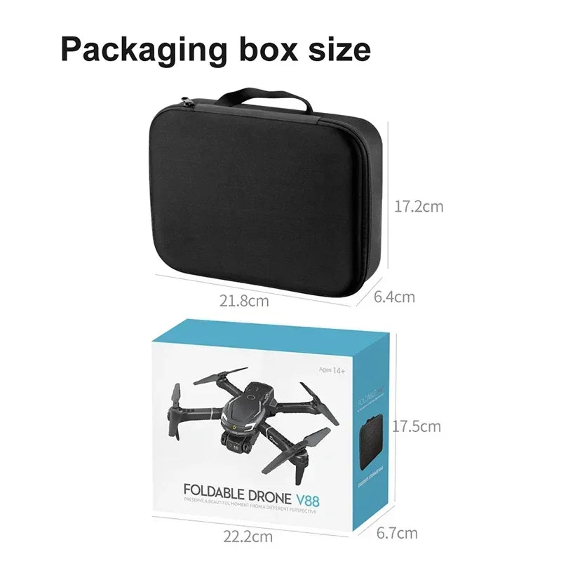 For Xiaomi V88 Drone 8K 5G GPS Professional HD Aerial Photography Remote Control Aircraft HD Dual Camera Quadcopter Toy UAV - Winter Seller Hub