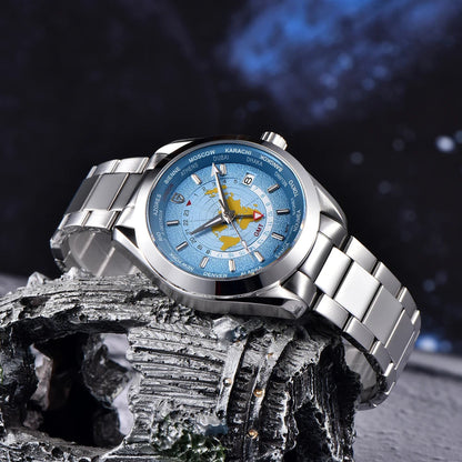 PD1788 Quartz Wristwatch – Stainless Steel Case & Bracelet, Water-Resistant, Fashionable Casual Watch - Winter Seller Hub