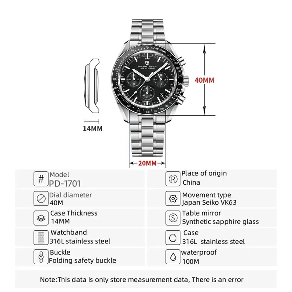 Moon V6 Men's Watches Luxury Quartz Watch - Winter Seller Hub