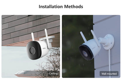 IMOU Outdoor Bullet 2C 4MP Wifi Camera Weatherproof AI Human Detection Outdoor Surveillance ip Camera - Winter Seller Hub