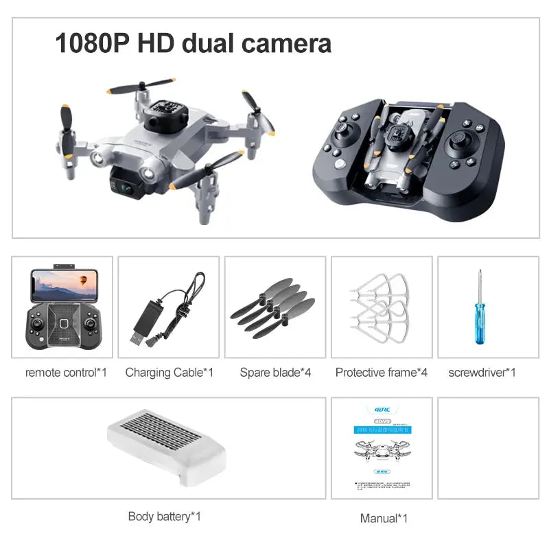4DRC New V30 Mini Drone with Camera HD 4K 1080P FPV RC Drones Profesional Five-sided Obstacle Avoidance Helicopter Dron Toy Gift - Winter Seller Hub