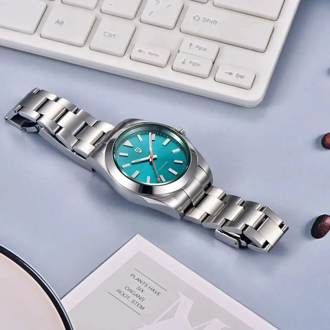 Z-Blue Dial Men’s Automatic Mechanical Watch - Winter Seller Hub