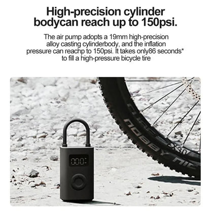 XIAOMI MIJIA Portable Air Pump – Rechargeable Cordless Inflator for Tires & Sports Balls - Winter Seller Hub