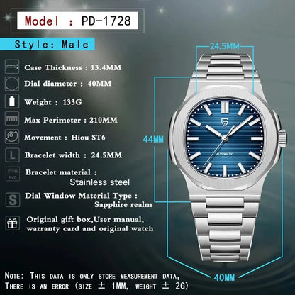 Luxury Sports Waterproof Sapphire Watch for Men - Winter Seller Hub