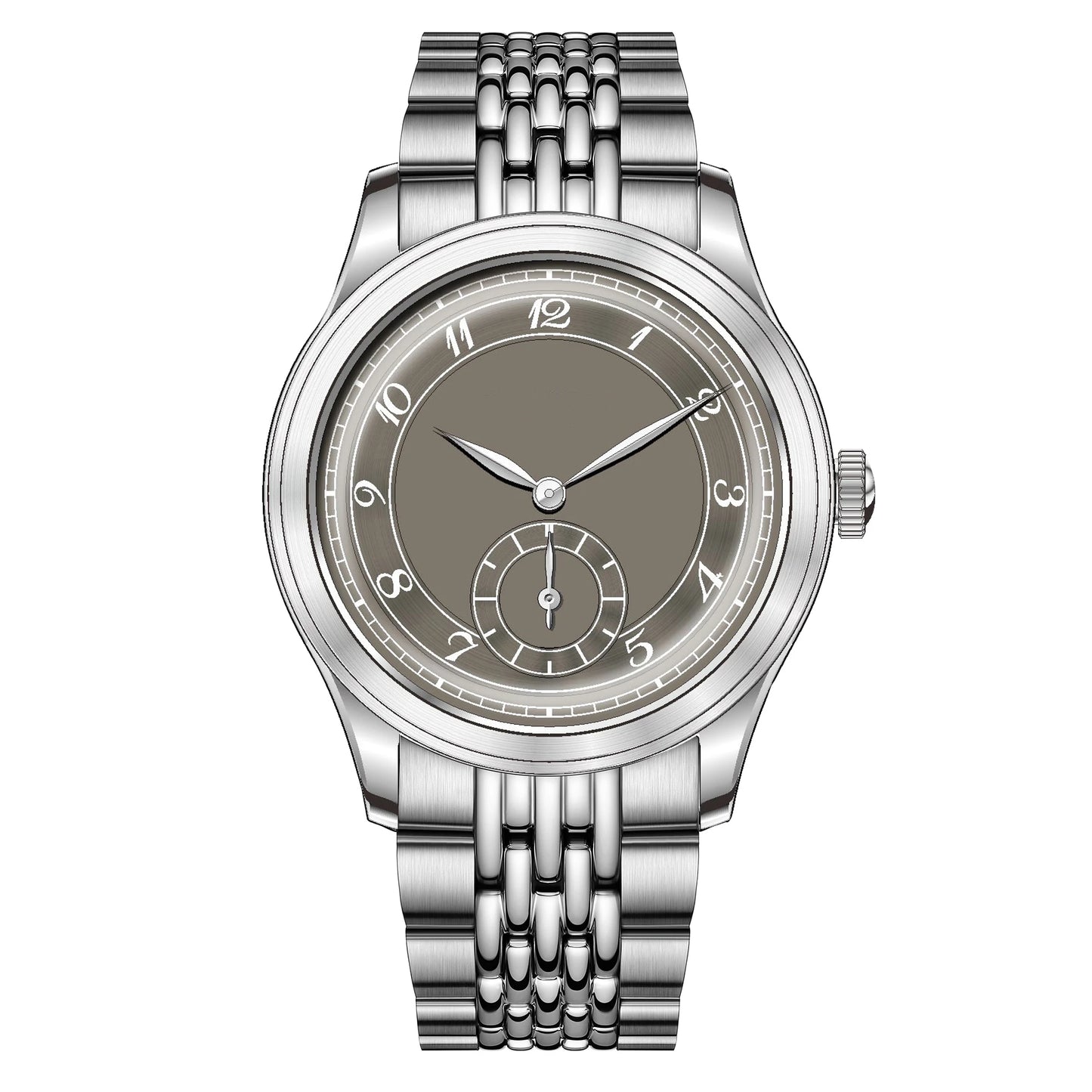 Pierre Philippe Field Watch 1940 – Vintage Mechanical Hand-Wind Gray Dial - Winter Seller Hub