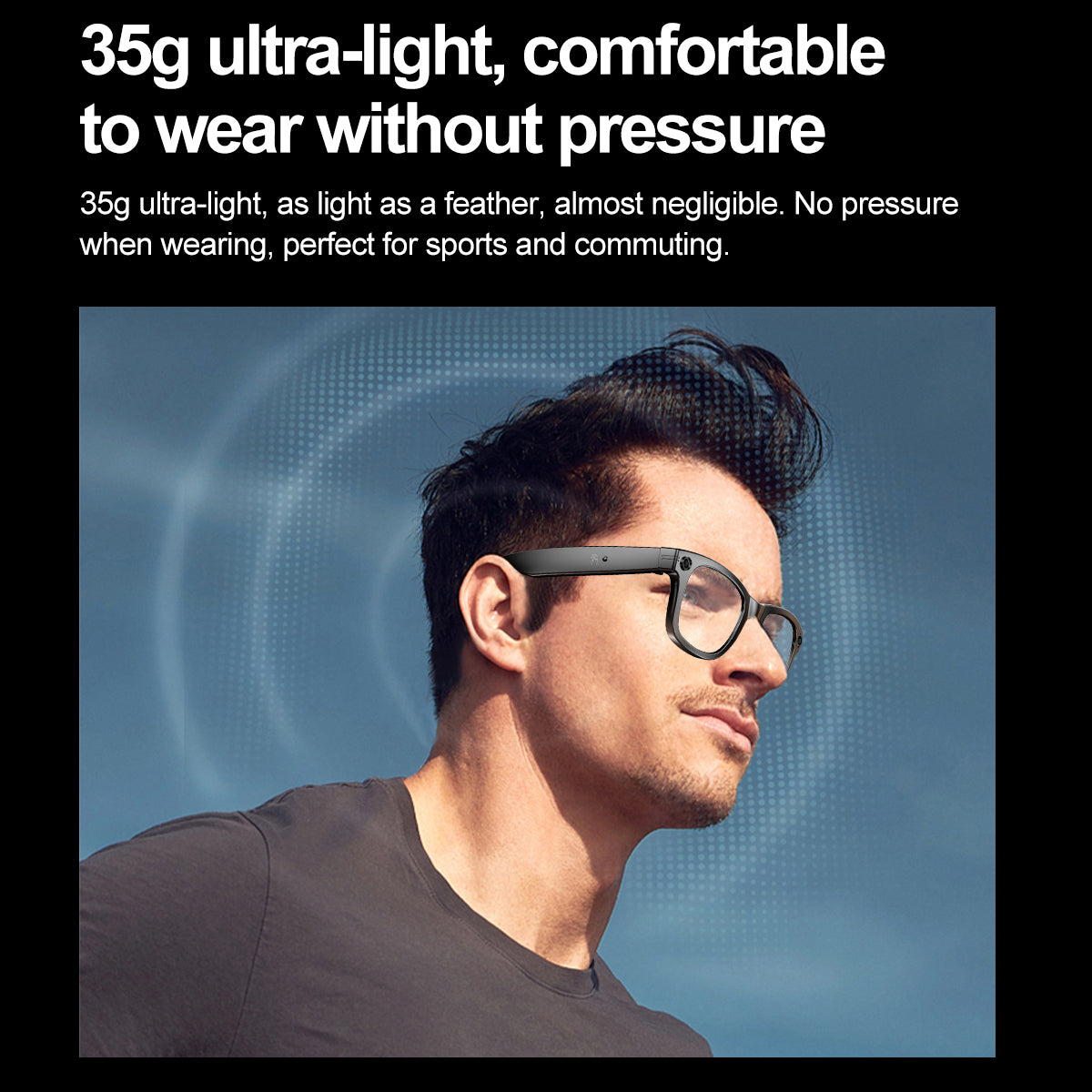 AI Smart Glasses with Camera | Bluetooth Music, Video & ChatGPT Voice Control