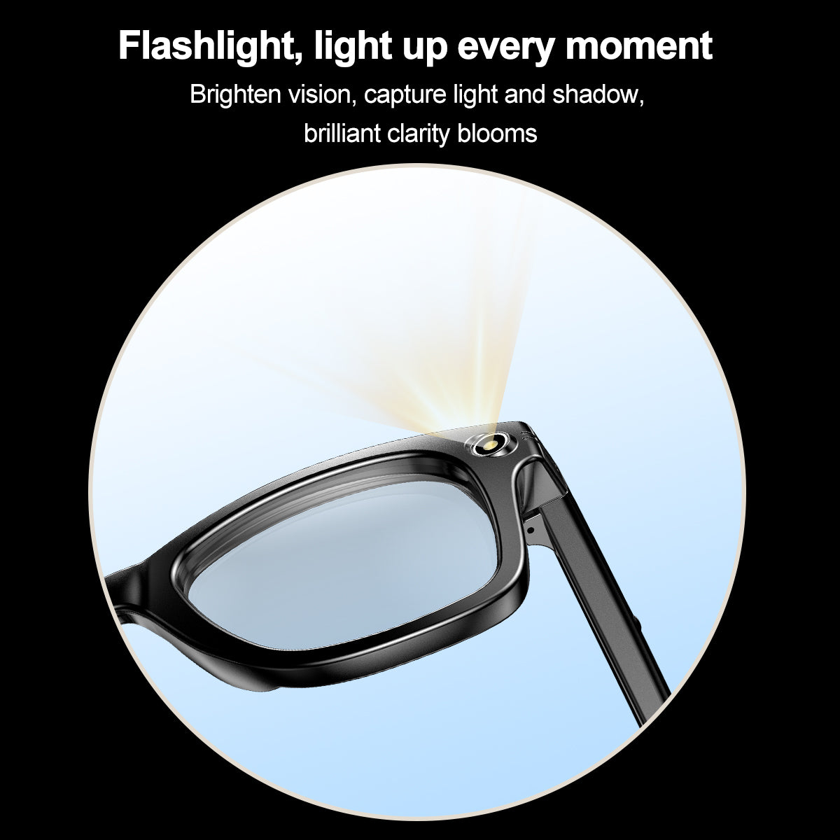 AI Smart Glasses with Camera | Bluetooth Music, Video & ChatGPT Voice Control