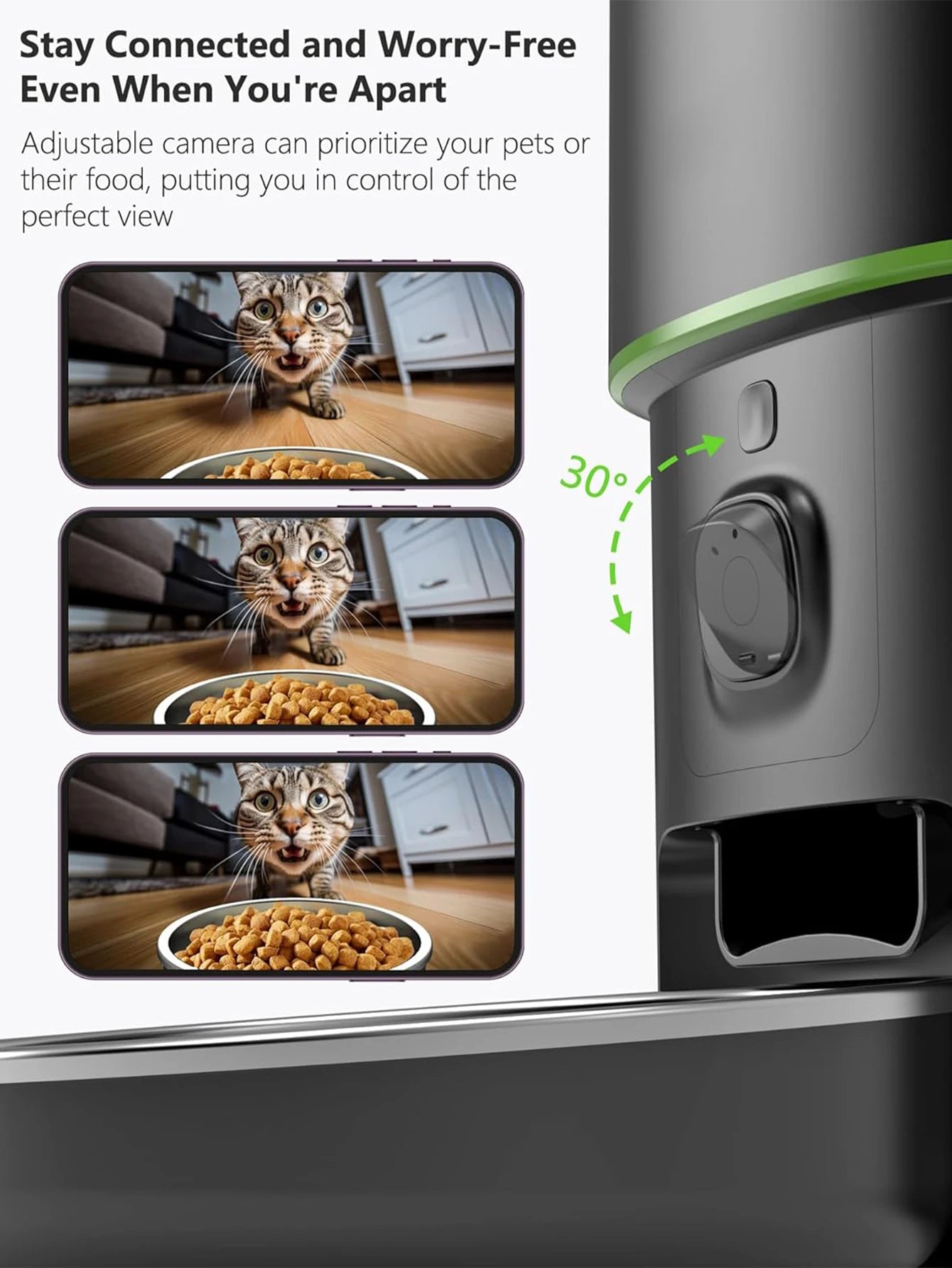 Automatic Cat Feeder with Camera – 2.4G/5G Wi-Fi, Tuya App - Winter Seller Hub