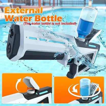 ZNMSQ Electronic Water Gun – Flashing LED, Lithium Battery-Powered Toy for Teens & Adults - Winter Seller Hub