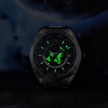 PD1788 Quartz Wristwatch – Stainless Steel Case & Bracelet, Water-Resistant, Fashionable Casual Watch - Winter Seller Hub