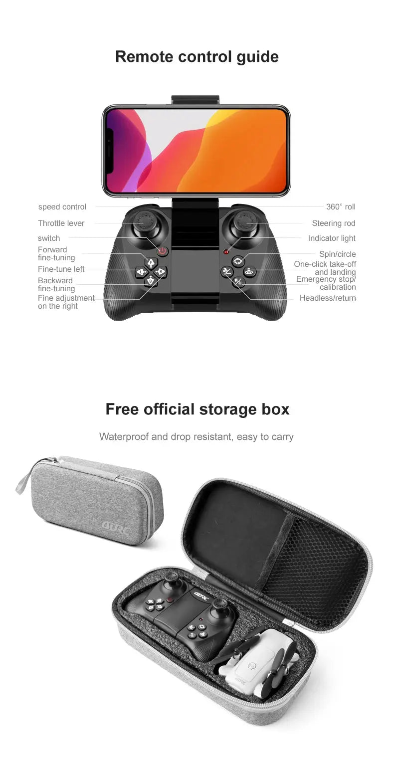 4DRC 2023 New V9 Mini Drone 4k HD Wide Angle Camera WIFI FPV Drones 1080P Dual Camera RC Dron Quadcopter Aircraft Kids Toys - Winter Seller Hub