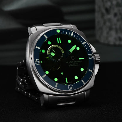 PAGANI DESIGN PD-1736 Automatic Skeleton – Sapphire, 20 Bar, Steel - Winter Seller Hub