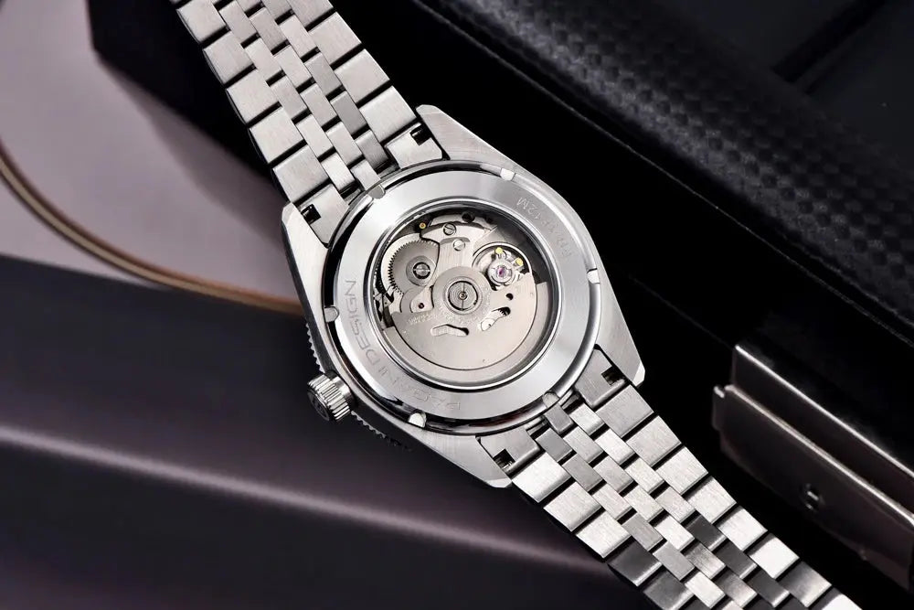 PAGANI DESIGN PD-1812 Automatic Skeleton – Sapphire, 10 Bar, Steel - Winter Seller Hub