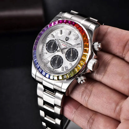 PAGANI DESIGN PD-1644 Quartz Watch – Stainless Steel, Luxury, Water-Resistant - Winter Seller Hub