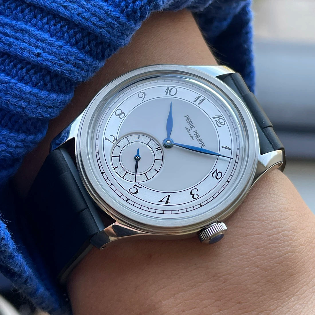 Pierre Philippe Field Watch 1940 – Vintage Mechanical Hand-Wind Gray Dial - Winter Seller Hub