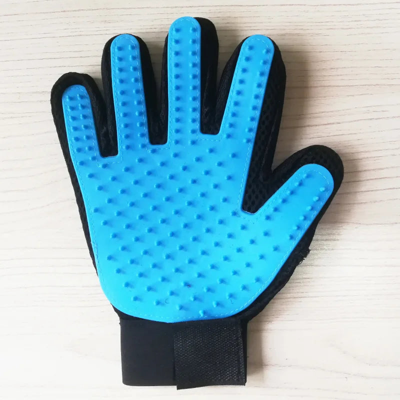 Hot Sell 1PC Cat Hair Remove Gloves Rubber Pet Beauty Cleaning Grooming Effective Massage Dog Combs Floating Brush 6 Color