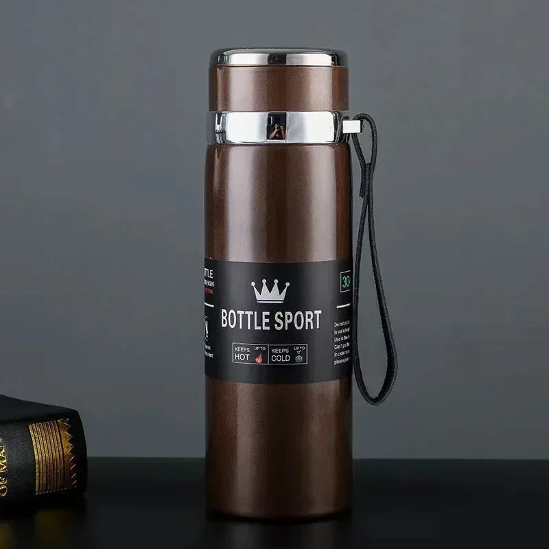 1L Insulated Stainless Steel Water Bottle – Vacuum, Hot/Cold, Leakproof - Winter Seller Hub