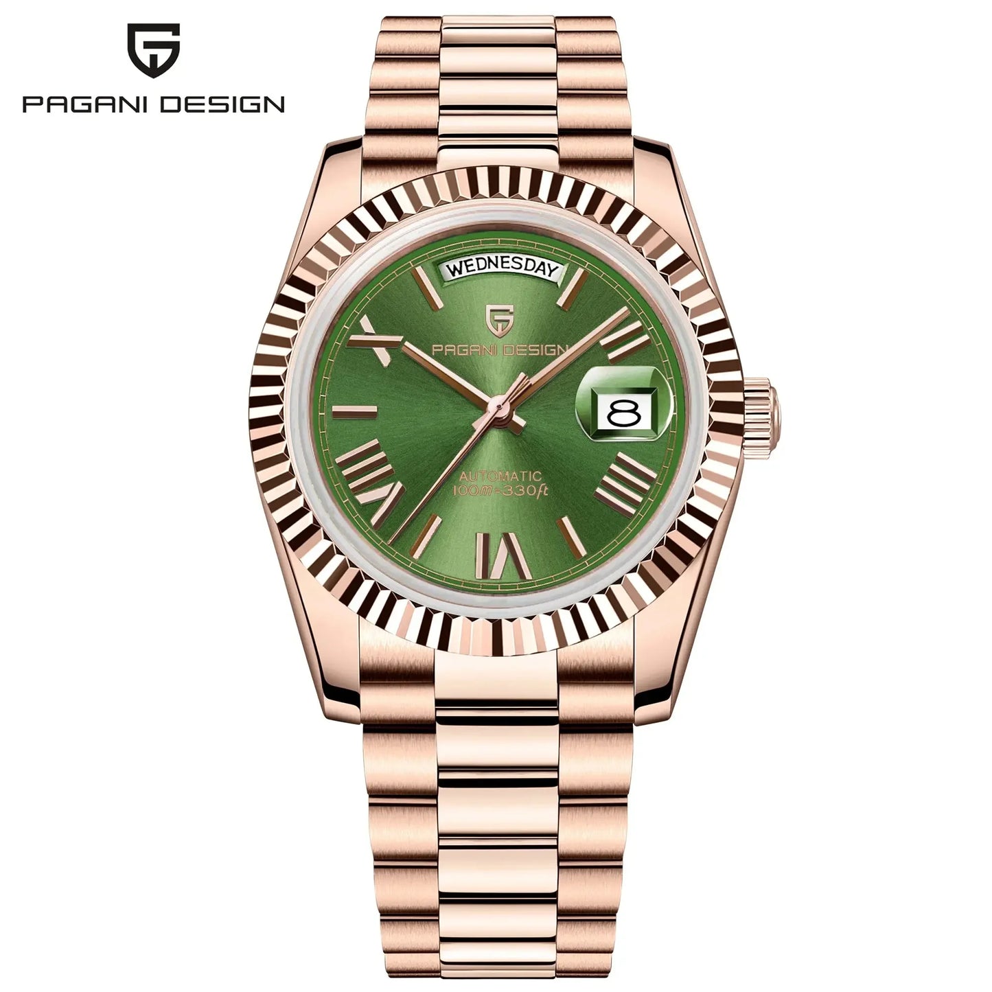 Gold Green V2 Men's Mechanical Watches - Winter Seller Hub