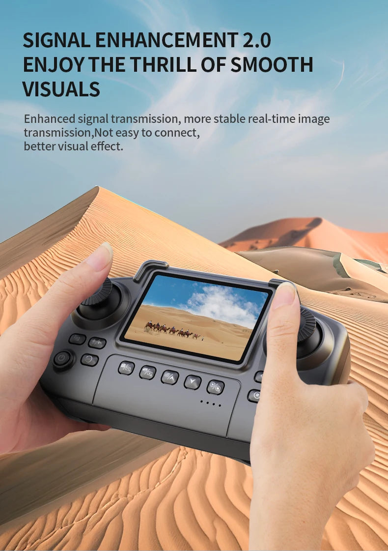 E99 Pro Drone with 8K HD Camera Remote Control Quadcopter Four Axis Aircraft Altitude Hold GPS Flying Toy for Aerial Photography - Winter Seller Hub