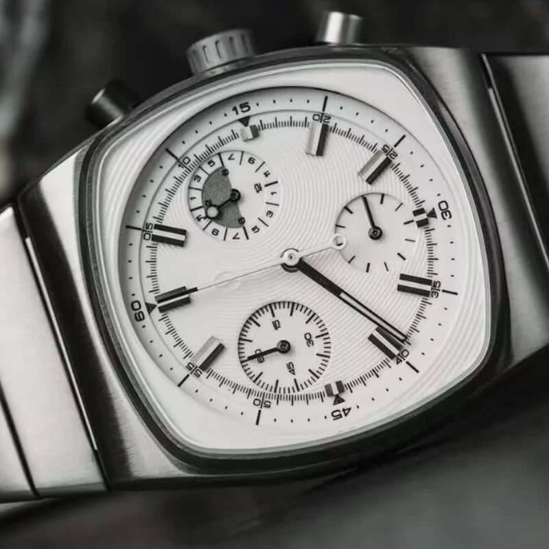 CILOA 508 Quartz Watch – Square Stainless Steel, 3 Bar, Japan Movement - Winter Seller Hub