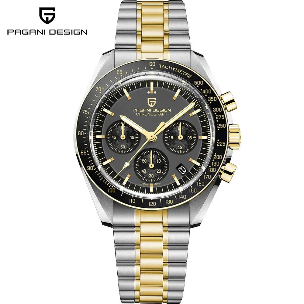 PAGANI DESIGN PD-1701 Moonwatch – VK63 Chronograph, Sapphire, 10 Bar - Winter Seller Hub