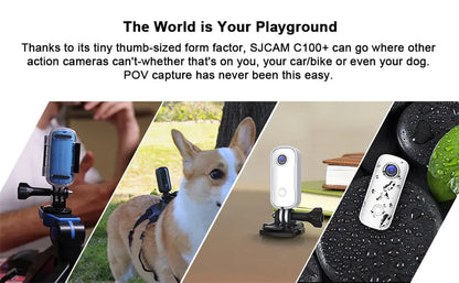 SJCAM C100 Plus Action Camera 4K 30M Waterproof 2.4G WiFi - Winter Seller Hub