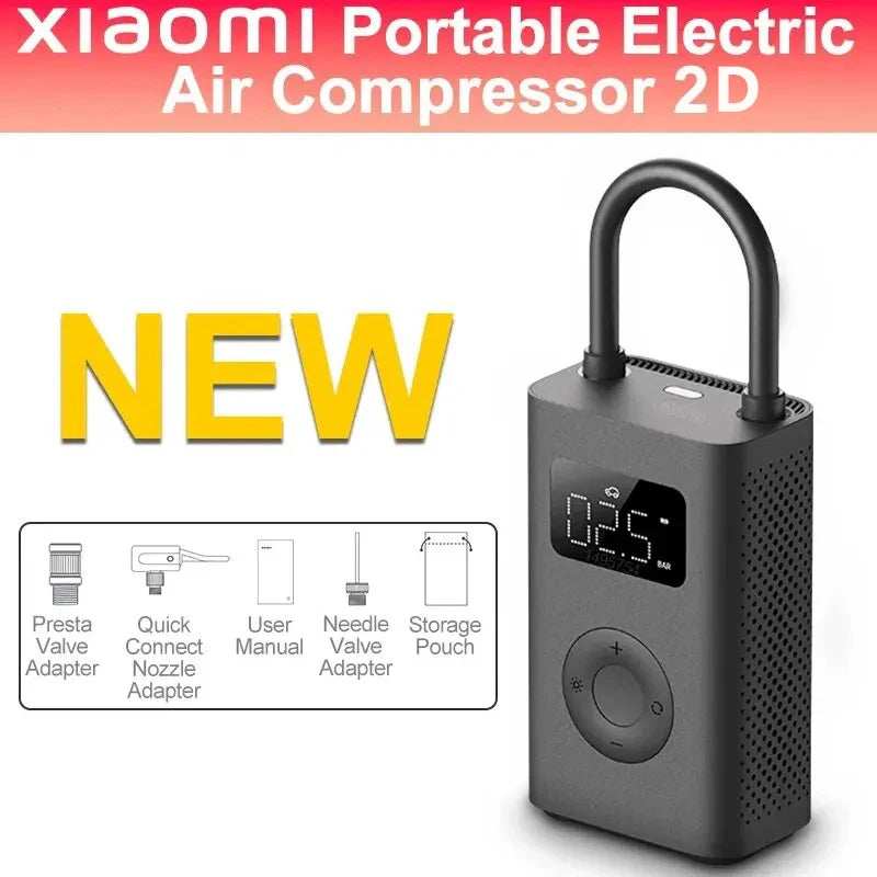 XIAOMI MIJIA Portable Air Pump – Rechargeable Cordless Inflator for Tires & Sports Balls - Winter Seller Hub