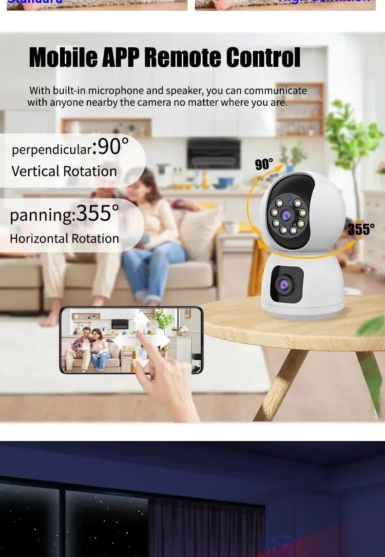 Tuya 5G 8MP 10MP WiFi Camera Smart Home Wireless IP Surveillance Camera AI Detect Automatic Tracking Security Baby Monitor Tuya - Winter Seller Hub