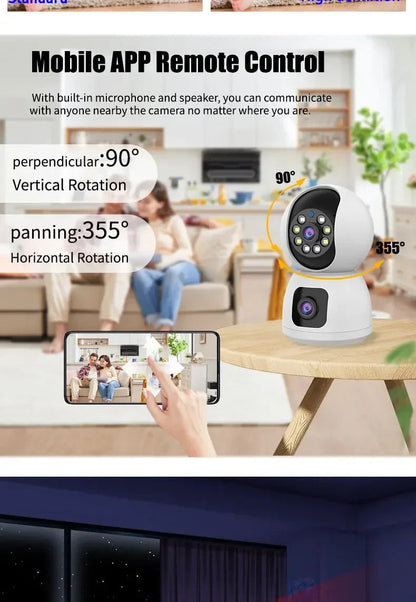 Tuya 5G 8MP 10MP WiFi Camera Smart Home Wireless IP Surveillance Camera AI Detect Automatic Tracking Security Baby Monitor Tuya - Winter Seller Hub