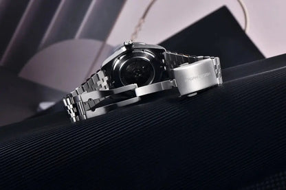 PAGANI DESIGN PD-1812 Automatic Skeleton – Sapphire, 10 Bar, Steel - Winter Seller Hub