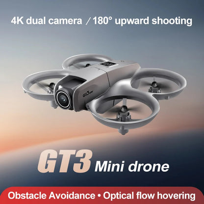 Gt3 Mini Drone 8k Camera 180° ESC Optical Flow Positioning WIFI Aerial Photography Remote Control Aircraft G-safe Drone Toy Gift - Winter Seller Hub