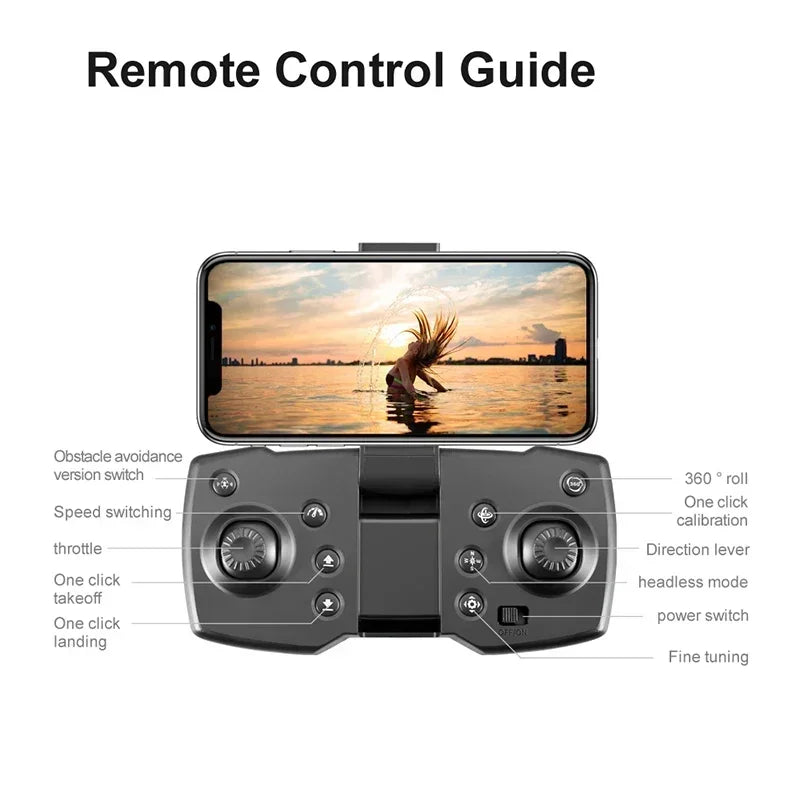 For Xiaomi V88 Drone 8K 5G GPS Professional HD Aerial Photography Remote Control Aircraft HD Dual Camera Quadcopter Toy UAV - Winter Seller Hub