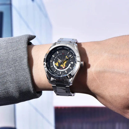 PD1788 Quartz Wristwatch – Stainless Steel Case & Bracelet, Water-Resistant, Fashionable Casual Watch - Winter Seller Hub