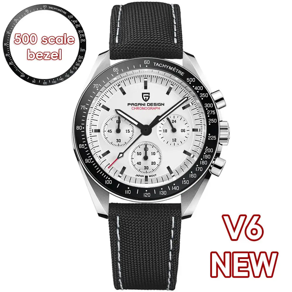 PAGANI DESIGN PD-1701 Moonwatch – VK63 Chronograph, Sapphire, 10 Bar - Winter Seller Hub