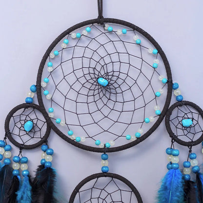 Tree of Life Dream Catcher Wind Chime – Natural Stone Wall Hanging - Winter Seller Hub